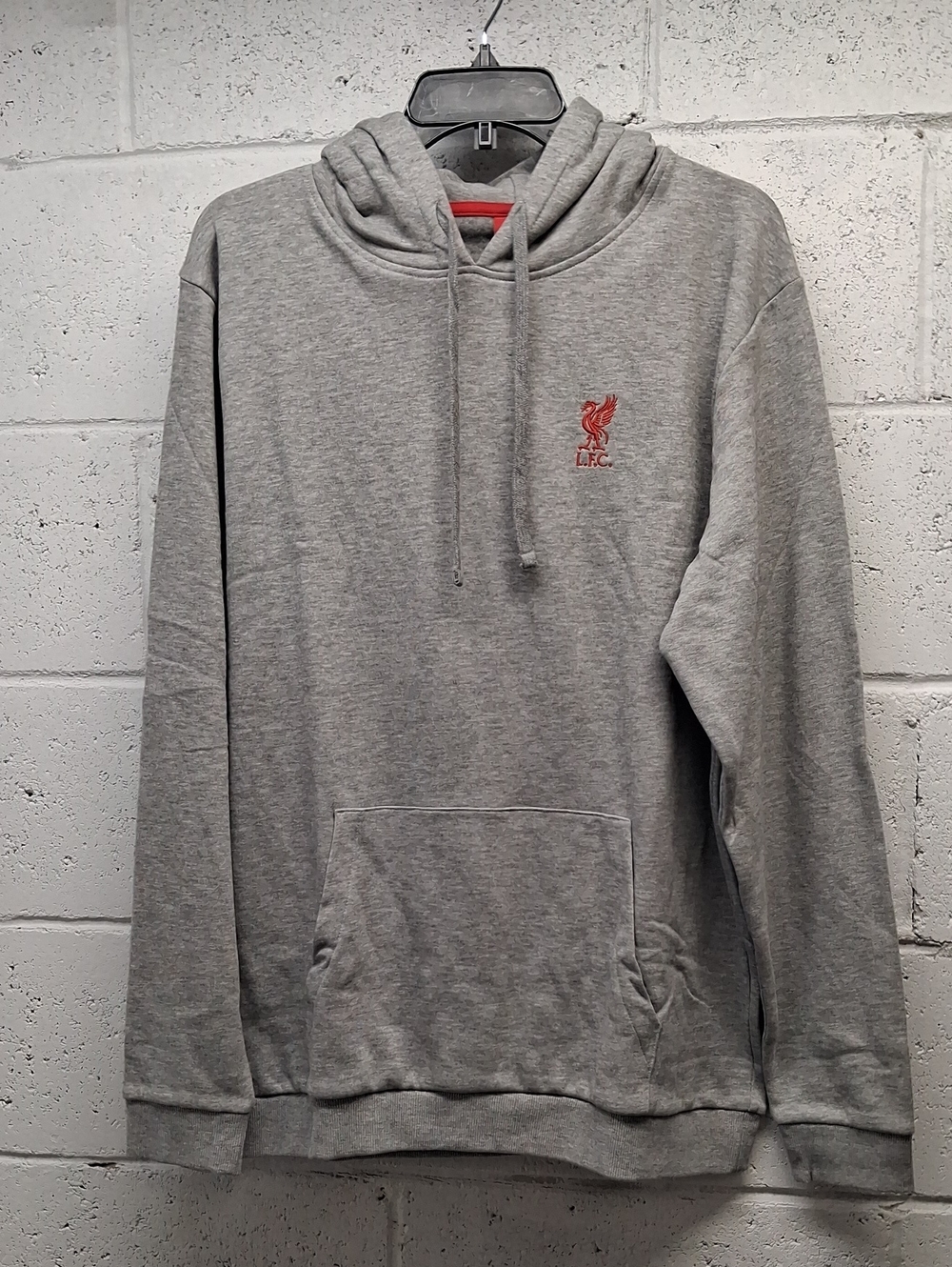 NWOT Mens LFS Grey Hooded Sweatshirt